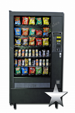 Automatic Products 113 Snack Machine – Silver Star